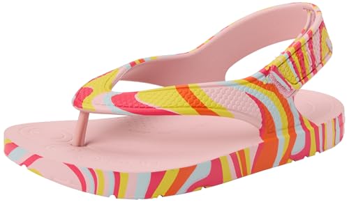 Fitflop iQUSHION Kids Toddler Swirly Ergonomic FLIP-Flops Sandale, Pink von Fitflop