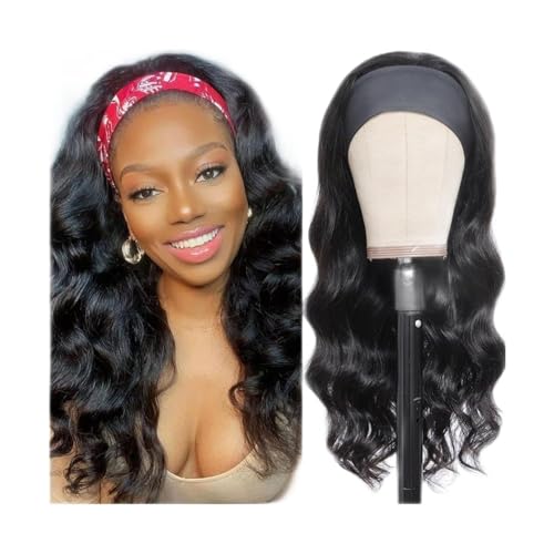 Perücken Stirnband Perücke Körper Welle Echthaar Perücke Glueless Keine Spitze Front Perücke für schwarze frau Natürliche farbe Remy Volle Maschine tragen und gehen Perücken 180% dichte Mädchen Perücken Stirnband Perücke Körper Welle Echthaar Perücke Glueless Keine Spitze Front Perücke für schwarze frau Natürliche farbe Remy Volle Maschine tragen und gehen Perücken 180% dichte Mädchen von Fitlin
