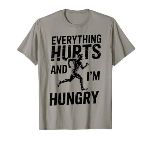 Everything Hurts and I'm Hungry Funny Running Jogging Men T-Shirt Everything Hurts and I'm Hungry Funny Running Jogging Men T-Shirt von Fitness Motivation For Runners And Gym Lovers
