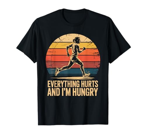 Everything Hurts and I'm Hungry Funny Running Jogging Men T-Shirt Everything Hurts and I'm Hungry Funny Running Jogging Men T-Shirt von Fitness Motivation For Runners And Gym Lovers