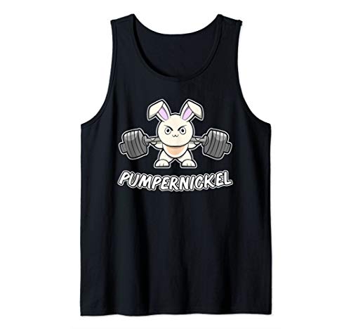 Fitness Sport Bekleidung Zubehör Deko & Geschenke Pumpernickel Lustig Hasen Sport Bodybuilding Tank Top Schwarz S Cartoon Hasen Motiv Klassische Passform Kurzarm Unisex Erwachsene Herren Fitness von Fitness Sport Bekleidung Zubehör Deko & Geschenke
