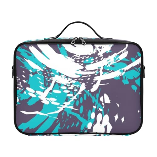 Fitrendlovey Damen Make-up-Tasche mit großem Fassungsvermögen und Reißverschluss und Trennwänden, stilvolles Rauten-Design für Reisen, T6, one size Fitrendlovey Damen Make-up-Tasche mit großem Fassungsvermögen und Reißverschluss und Trennwänden, stilvolles Rauten-Design für Reisen, T6, one size von Fitrendlovey