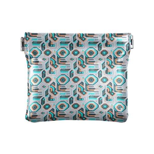 Fitrendlovey Damen-Schlüsselanhänger aus Leder mit Münzfach, T1, one size, Tragbar von Fitrendlovey