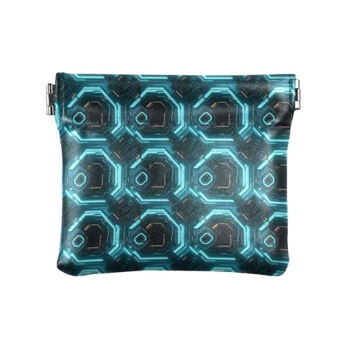 Fitrendlovey Damen-Schlüsselanhänger aus Leder mit Münzfach, T13, Einheitsgröße, Tragbar von Fitrendlovey