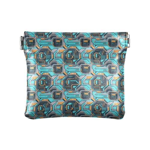 Fitrendlovey Damen-Schlüsselanhänger aus Leder mit Münzfach, T15, one size, Tragbar von Fitrendlovey