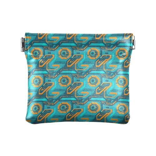 Fitrendlovey Damen-Schlüsselanhänger aus Leder mit Münzfach, T17, Einheitsgröße, Tragbar von Fitrendlovey