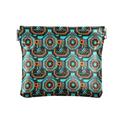 Fitrendlovey Damen-Schlüsselanhänger aus Leder mit Münzfach, T3, one size, Tragbar von Fitrendlovey