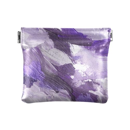 Fitrendlovey Funktionelle Münzgeldbörse für Damen, tragbar, PU-Leder, Kleingeldhalter für den täglichen Gebrauch und unterwegs, T4, one size, Tragbar von Fitrendlovey