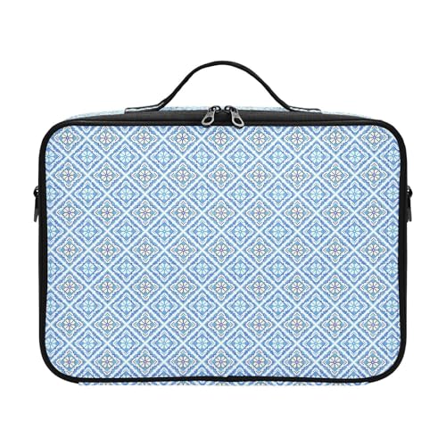 Fitrendlovey Große Hartschalen-Reisetasche, Make-up-Organizer mit Griff-Trennwänden, T5, one size von Fitrendlovey