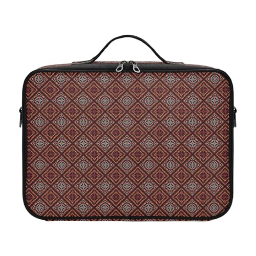 Fitrendlovey Große Hartschalen-Reisetasche, Make-up-Organizer mit Griff-Trennwänden, T9, one size Fitrendlovey Große Hartschalen-Reisetasche, Make-up-Organizer mit Griff-Trennwänden, T9, one size von Fitrendlovey