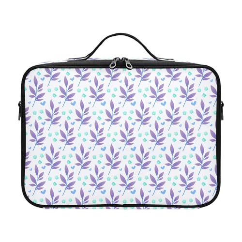 Fitrendlovey Große Reise-Make-up-Tasche für Damen, Hartschalen-Griff, Trennwand, T11, Einheitsgröße von Fitrendlovey