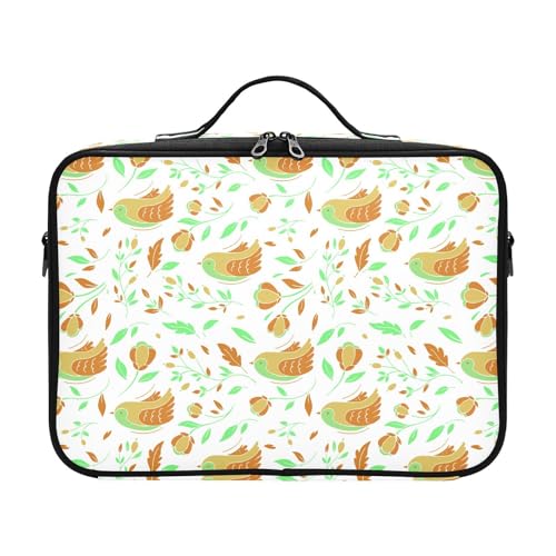 Fitrendlovey Große Reise-Make-up-Tasche für Damen, Hartschalen-Griff, Trennwand, T17, Einheitsgröße von Fitrendlovey