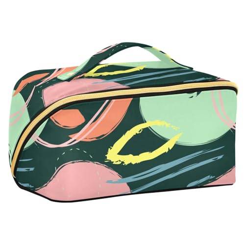 Fitrendlovey Große Reise-Make-up-Tasche für Damen, Make-up-Utensilien, Organizer mit Trennwand, T1, one size von Fitrendlovey