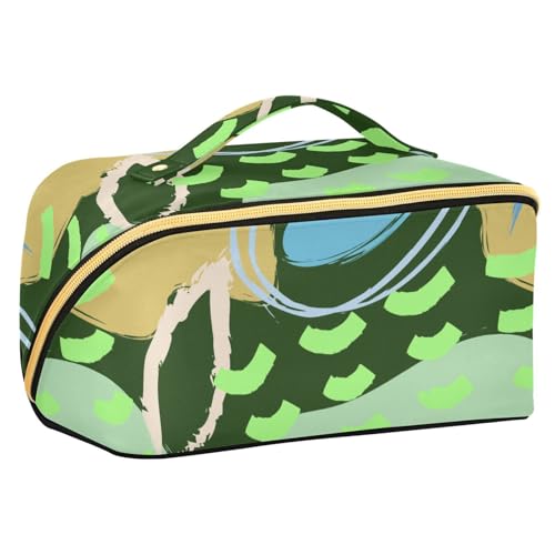 Fitrendlovey Große Reise-Make-up-Tasche für Damen, Make-up-Utensilien, Organizer mit Trennwand, T14, Einheitsgröße von Fitrendlovey