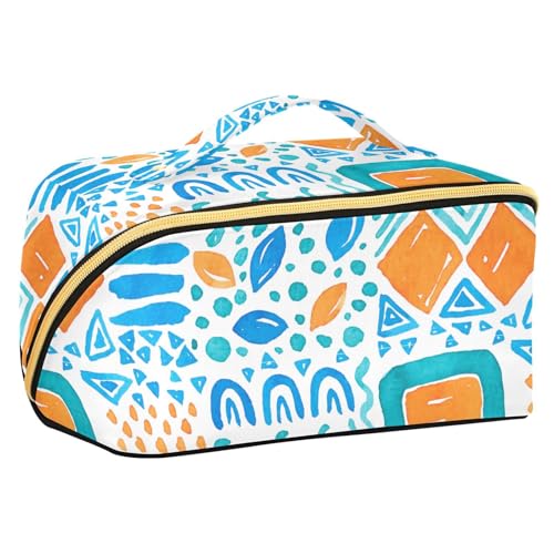 Fitrendlovey Große Reise-Make-up-Tasche für Damen, tragbare Make-up-Tasche mit Reißverschluss und Griff, T1, one size Fitrendlovey Große Reise-Make-up-Tasche für Damen, tragbare Make-up-Tasche mit Reißverschluss und Griff, T1, one size von Fitrendlovey