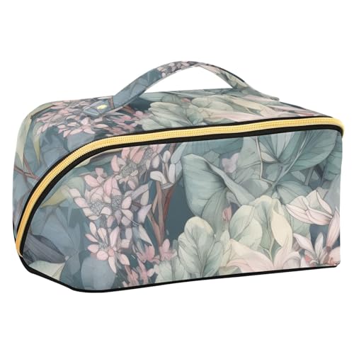 Fitrendlovey Große Reise-Make-up-Tasche mit Reißverschluss für Damen, Rauten-Kosmetiktasche, ideal für die Organisation von Reiseutensilien, T1, one size von Fitrendlovey
