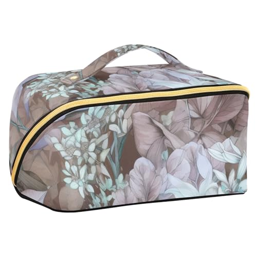 Fitrendlovey Große Reise-Make-up-Tasche mit Reißverschluss für Damen, Rauten-Kosmetiktasche, ideal für die Organisation von Reiseutensilien, T15, Einheitsgröße von Fitrendlovey