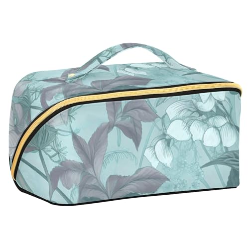 Fitrendlovey Große Reise-Make-up-Tasche mit Reißverschluss für Damen, Rauten-Kosmetiktasche, ideal für die Organisation von Reiseutensilien, T19, one size von Fitrendlovey