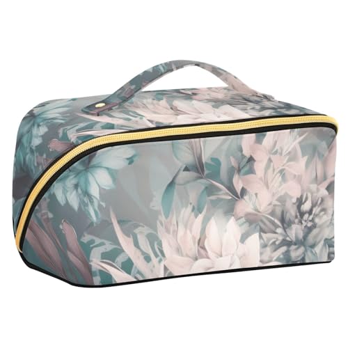 Fitrendlovey Große Reise-Make-up-Tasche mit Reißverschluss für Damen, Rauten-Kosmetiktasche, ideal für die Organisation von Reiseutensilien, T7, Einheitsgröße von Fitrendlovey