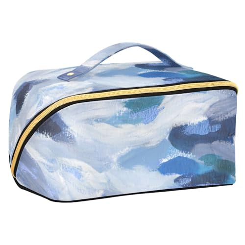 Fitrendlovey Großer Reise-Make-up-Organizer mit Reißverschluss, geräumige Rauten-Kosmetiktasche für Hautpflege- und Schönheitsprodukte, T11, Einheitsgröße von Fitrendlovey