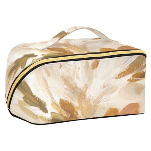 Fitrendlovey Großer Reise-Make-up-Organizer mit Reißverschluss, geräumige Rauten-Kosmetiktasche für Hautpflege- und Schönheitsprodukte, T20, Einheitsgröße von Fitrendlovey