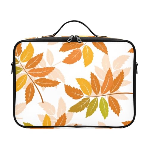 Fitrendlovey Großer Reise-Make-up-Organizer mit Reißverschluss, verstellbare Trennwände und Griff, für Damen-Toilettenartikel und Kosmetika, T11, Einheitsgröße von Fitrendlovey