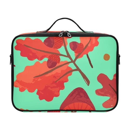 Fitrendlovey Großer Reise-Make-up-Organizer mit Reißverschluss, verstellbare Trennwände und Griff, für Damen-Toilettenartikel und Kosmetika, T17, Einheitsgröße von Fitrendlovey