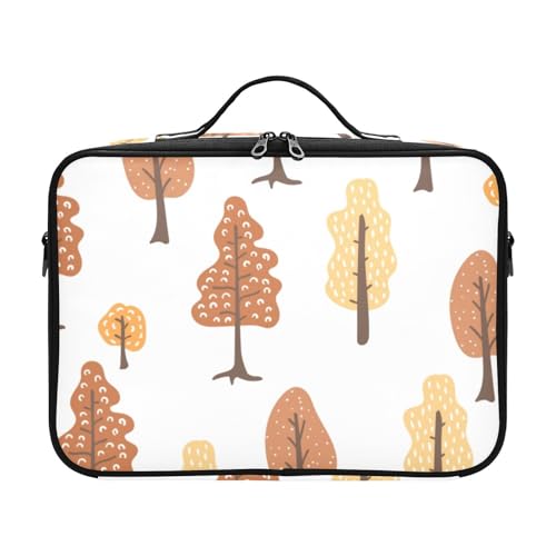 Fitrendlovey Großer Reise-Make-up-Organizer mit Reißverschluss, verstellbare Trennwände und Griff, für Damen-Toilettenartikel und Kosmetika, T4, Einheitsgröße von Fitrendlovey