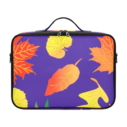 Fitrendlovey Großer Reise-Make-up-Organizer mit Reißverschluss, verstellbare Trennwände und Griff, für Damen-Toilettenartikel und Kosmetika, T8, Einheitsgröße von Fitrendlovey