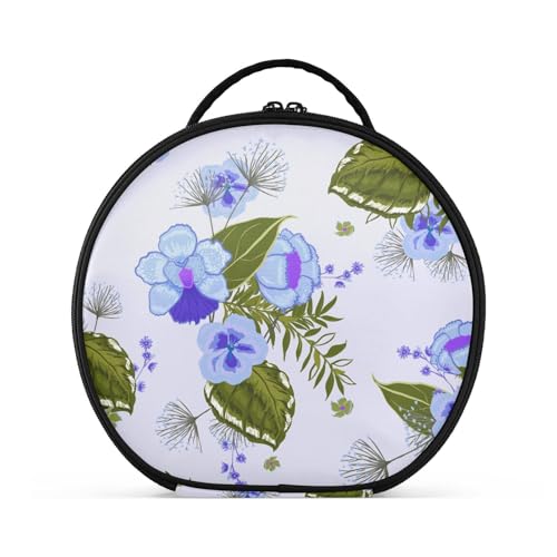 Fitrendlovey Großer Reise-Organizer für Damen mit rundem Design und Trennwand, geräumige Make-up-Tasche mit Reißverschluss, T9, one size Fitrendlovey Großer Reise-Organizer für Damen mit rundem Design und Trennwand, geräumige Make-up-Tasche mit Reißverschluss, T9, one size von Fitrendlovey
