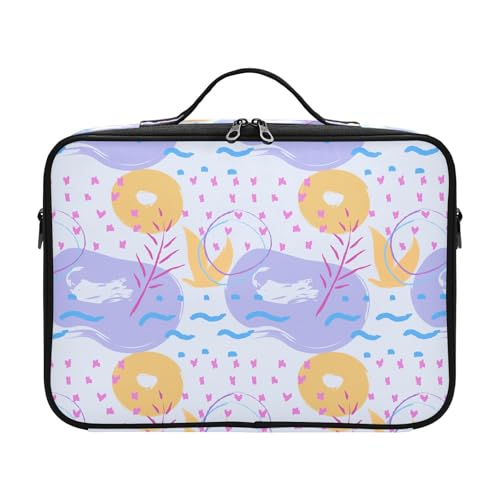 Fitrendlovey Hartschalen-Make-up-Organizer, groß, Reise-Kulturbeutel mit Griff, T10, Einheitsgröße von Fitrendlovey