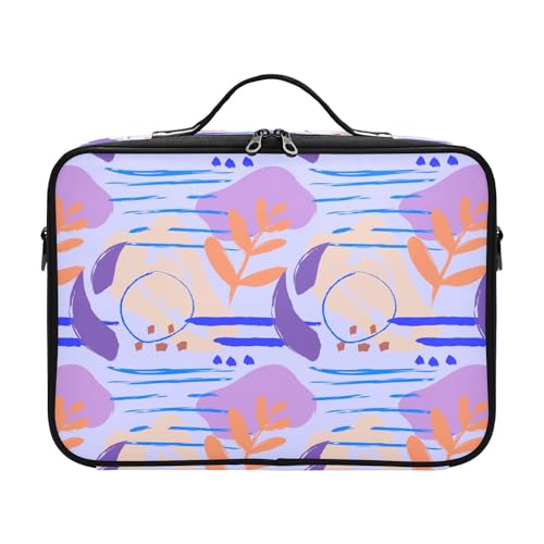 Fitrendlovey Hartschalen-Make-up-Organizer, groß, Reise-Kulturbeutel mit Griff, T12, Einheitsgröße von Fitrendlovey