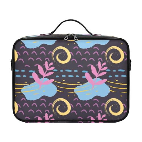 Fitrendlovey Hartschalen-Make-up-Organizer, groß, Reise-Kulturbeutel mit Griff, T13, one size von Fitrendlovey