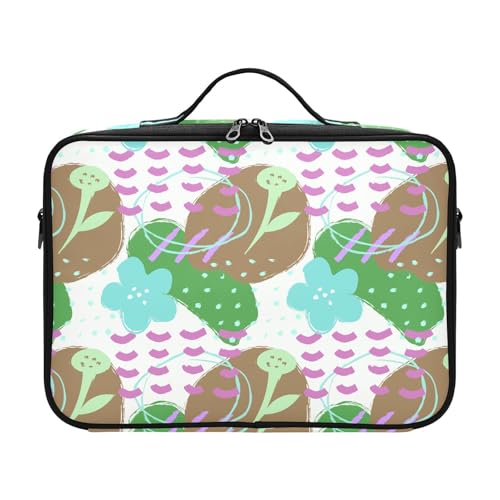 Fitrendlovey Hartschalen-Make-up-Organizer, groß, Reise-Kulturbeutel mit Griff, T15, one size Fitrendlovey Hartschalen-Make-up-Organizer, groß, Reise-Kulturbeutel mit Griff, T15, one size von Fitrendlovey