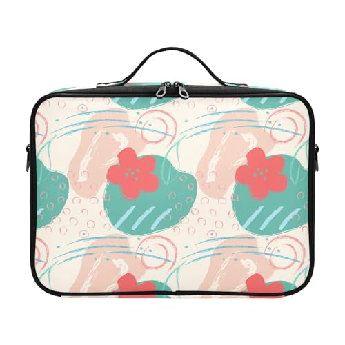 Fitrendlovey Hartschalen-Make-up-Organizer, groß, Reise-Kulturbeutel mit Griff, T5, Einheitsgröße von Fitrendlovey