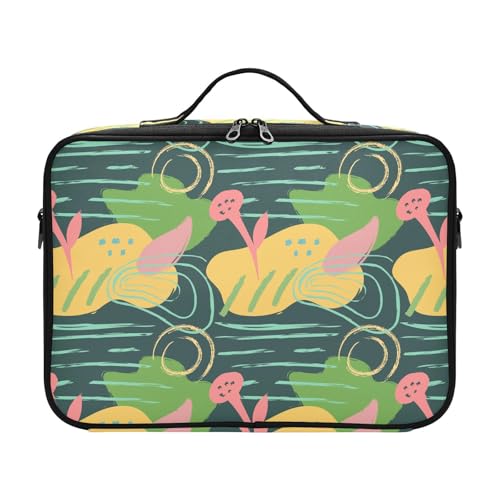 Fitrendlovey Hartschalen-Make-up-Organizer, groß, Reise-Kulturbeutel mit Griff, T8, Einheitsgröße von Fitrendlovey