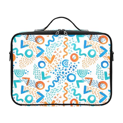 Fitrendlovey Hartschalen-Make-up-Tasche, Kosmetik-Organizer, Reisetasche für Damen, T10, one size von Fitrendlovey