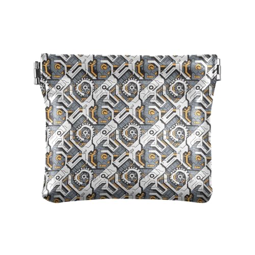 Fitrendlovey Kartenetui aus Leder mit Kleingeldfach, T4, one size, Tragbar von Fitrendlovey