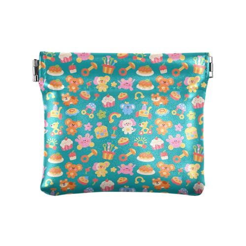 Fitrendlovey Kartenhalter aus PU-Leder für Damen, T7, Einheitsgröße, Tragbar von Fitrendlovey