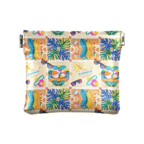 Fitrendlovey Kleine Geldbörse aus Leder, leicht zu transportieren, Mini-Geldbörse, gelb, T13, Tragbar Fitrendlovey Kleine Geldbörse aus Leder, leicht zu transportieren, Mini-Geldbörse, gelb, T13, Tragbar von Fitrendlovey