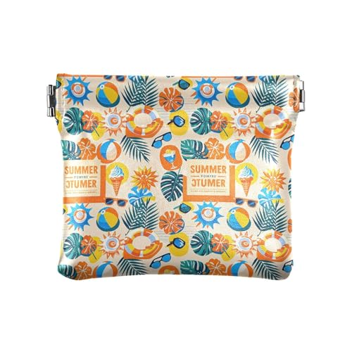 Fitrendlovey Kleine Geldbörse aus Leder, leicht zu transportieren, Mini-Geldbörse, gelb, T2, Tragbar Fitrendlovey Kleine Geldbörse aus Leder, leicht zu transportieren, Mini-Geldbörse, gelb, T2, Tragbar von Fitrendlovey