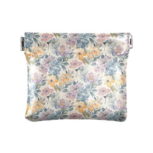 Fitrendlovey Kleine Münzbörse für Damen, PU-Leder, Schlüsselanhänger, Gelb, T2, Tragbar von Fitrendlovey