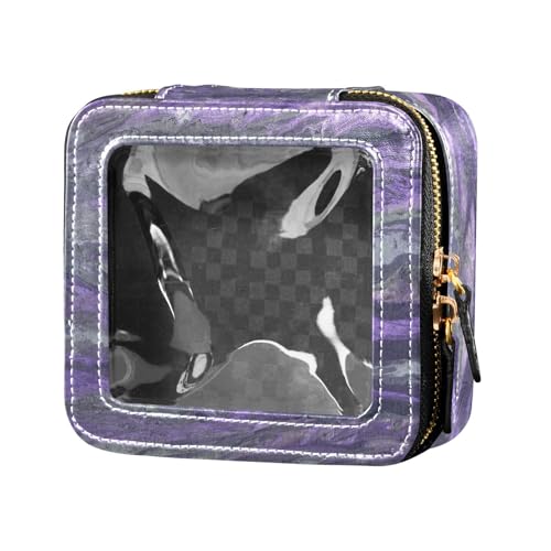 Fitrendlovey Kleiner Reise-Make-up-Organizer mit Sichtfenster, Kosmetiktasche aus PU-Leder, ideal für einfachen Zugriff auf wichtige Dinge, T13, one size Fitrendlovey Kleiner Reise-Make-up-Organizer mit Sichtfenster, Kosmetiktasche aus PU-Leder, ideal für einfachen Zugriff auf wichtige Dinge, T13, one size von Fitrendlovey