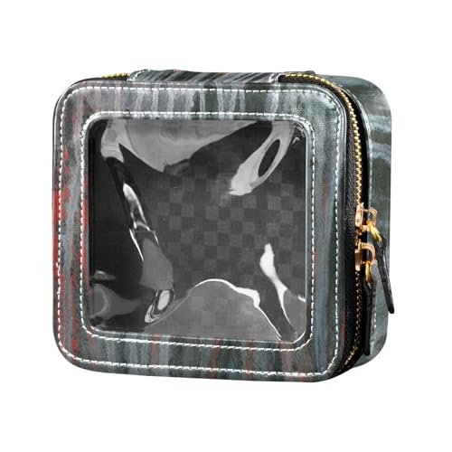 Fitrendlovey Kleiner Reise-Make-up-Organizer mit Sichtfenster, Kosmetiktasche aus PU-Leder, ideal für einfachen Zugriff auf wichtige Dinge, T18, Einheitsgröße Fitrendlovey Kleiner Reise-Make-up-Organizer mit Sichtfenster, Kosmetiktasche aus PU-Leder, ideal für einfachen Zugriff auf wichtige Dinge, T18, Einheitsgröße von Fitrendlovey