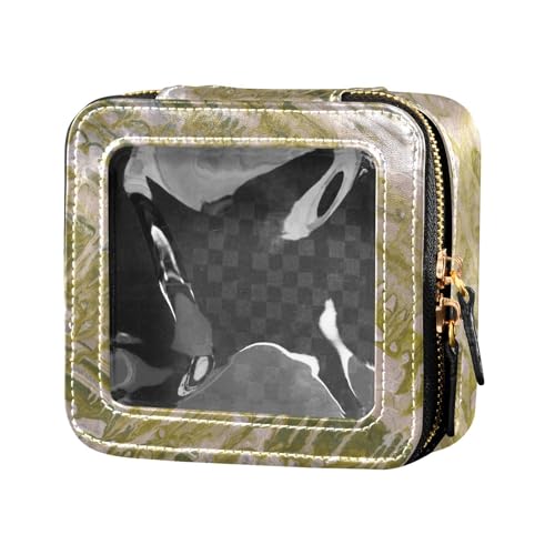 Fitrendlovey Kleiner Reise-Make-up-Organizer mit Sichtfenster, Kosmetiktasche aus PU-Leder, ideal für einfachen Zugriff auf wichtige Dinge, T4, Einheitsgröße Fitrendlovey Kleiner Reise-Make-up-Organizer mit Sichtfenster, Kosmetiktasche aus PU-Leder, ideal für einfachen Zugriff auf wichtige Dinge, T4, Einheitsgröße von Fitrendlovey