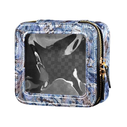 Fitrendlovey Kleiner Reise-Make-up-Organizer mit Sichtfenster, Kosmetiktasche aus PU-Leder, ideal für einfachen Zugriff auf wichtige Dinge, T8, Einheitsgröße Fitrendlovey Kleiner Reise-Make-up-Organizer mit Sichtfenster, Kosmetiktasche aus PU-Leder, ideal für einfachen Zugriff auf wichtige Dinge, T8, Einheitsgröße von Fitrendlovey