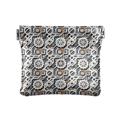 Fitrendlovey Kleingeldbörse aus PU-Leder mit Ausweisfach, T14, Einheitsgröße, Tragbar von Fitrendlovey