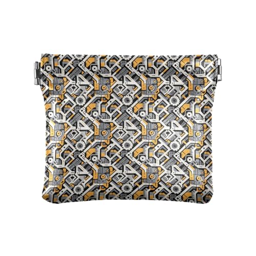 Fitrendlovey Kleingeldbörse aus PU-Leder mit Ausweisfach, T9, Einheitsgröße, Tragbar von Fitrendlovey