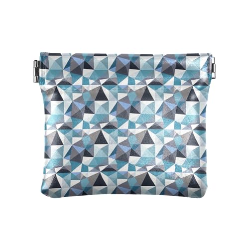 Fitrendlovey Kleingeldtasche aus Leder zum Zusammendrücken, T17, Einheitsgröße von Fitrendlovey