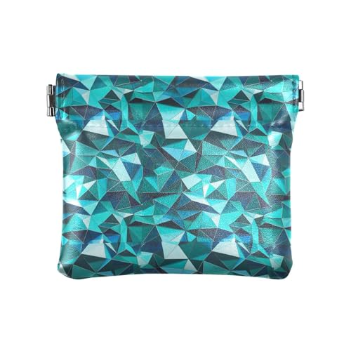 Fitrendlovey Kleingeldtasche aus Leder zum Zusammendrücken, T3, Einheitsgröße von Fitrendlovey